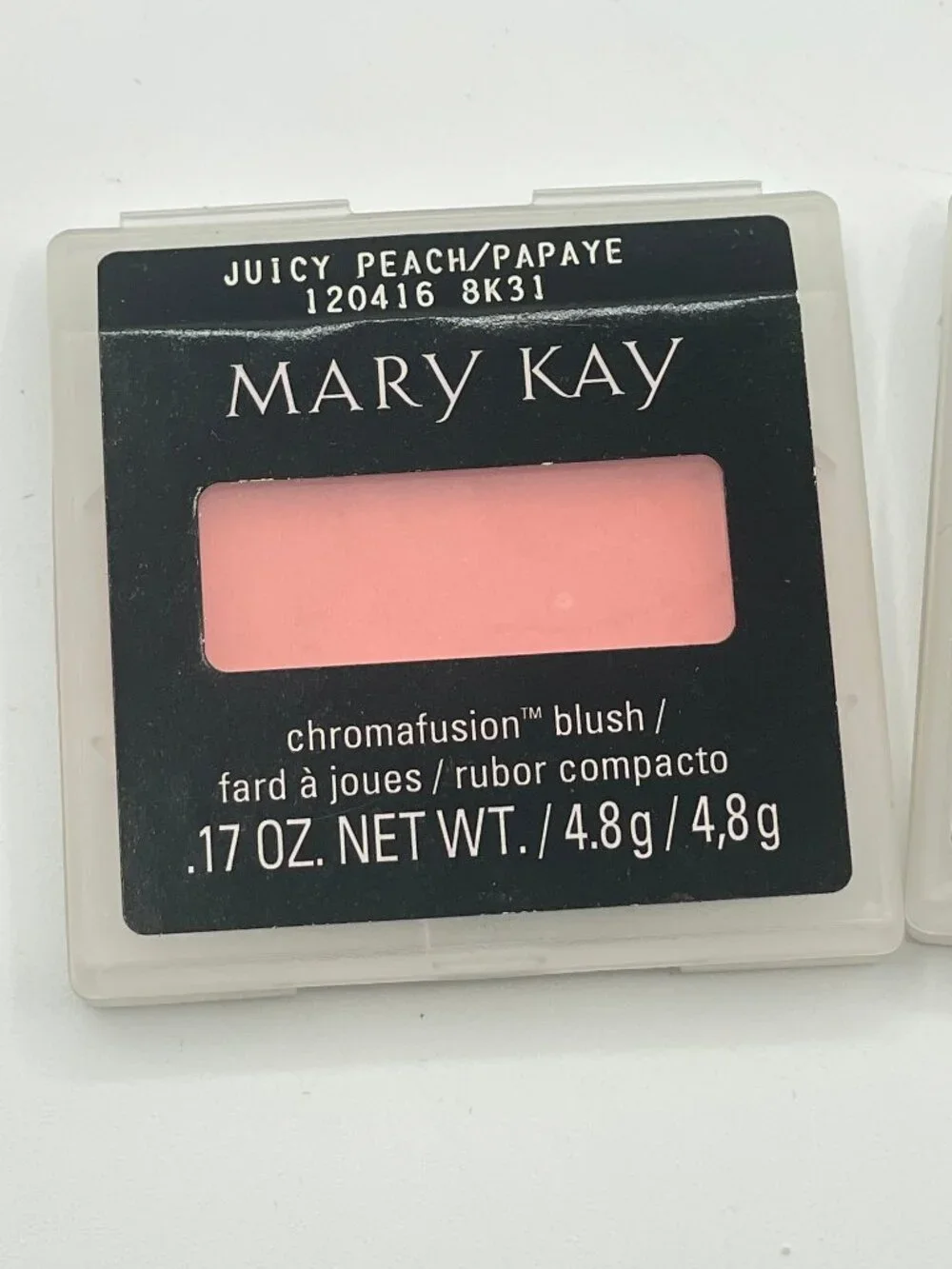 New - Lot Of 3 Mary Kay Chromafusion Blush Juicy Peach Full Size 120416